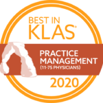 Best in KLAS Practice Management (11-75 Physicians) 2020